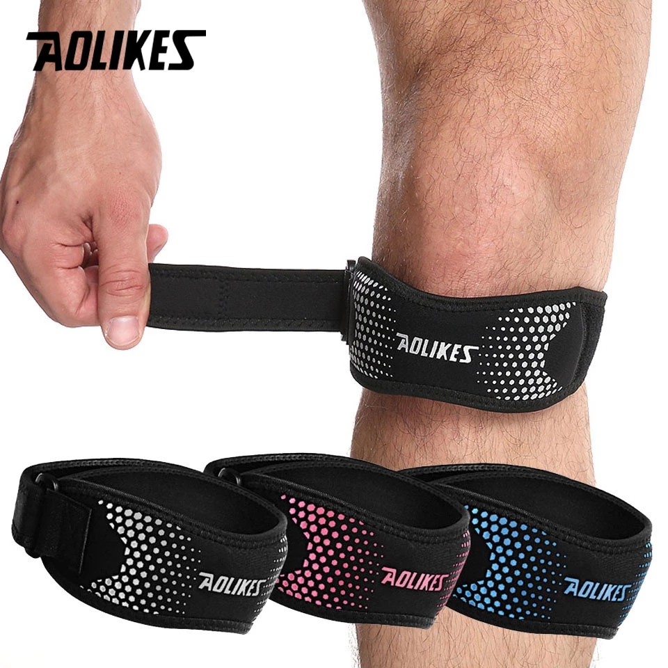 Knee Brace Badminton - Aolikes joelheira ajustável, 1 peça, alívio