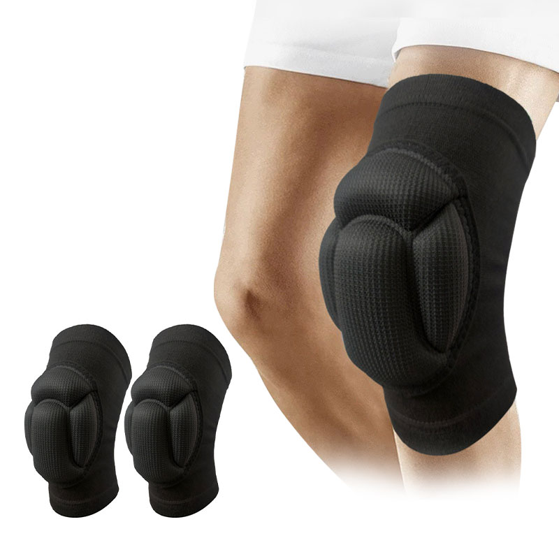 Knee Brace Badminton - 1 par/2 pçs espessamento joelheiras proteção