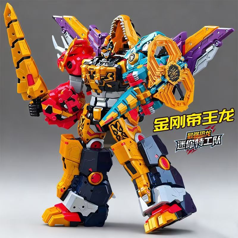 Badminton Korea - MiniForce Dinoid Warrior: Robô Dinossauro Transformável