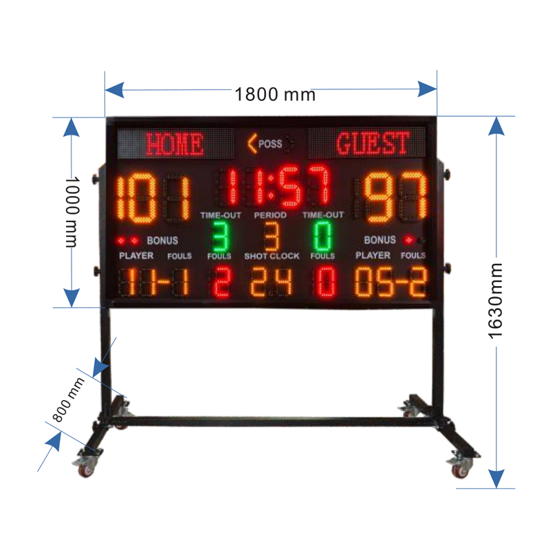 Scoreboard Digital - Placar Digital LED para Estádios ao