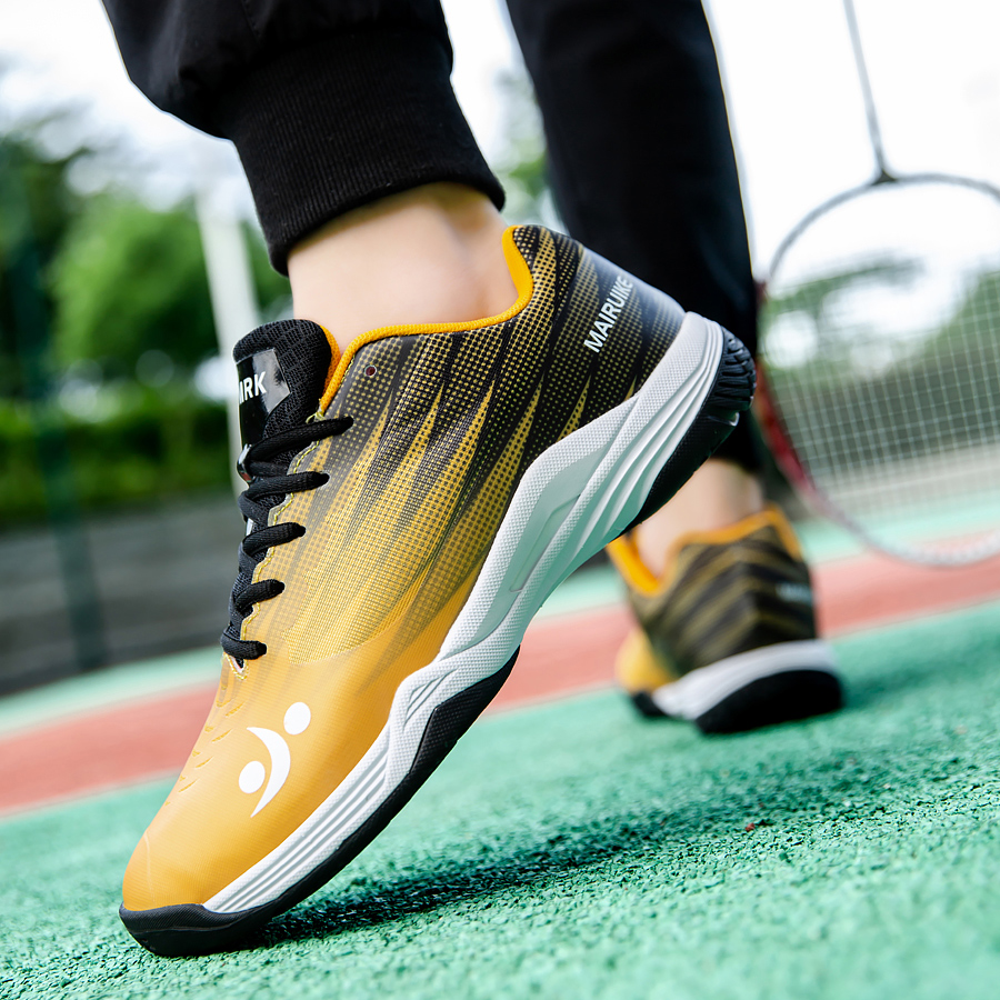 Shoe Non Slip Badminton - Tênis de Badminton Masculino com Cabedal