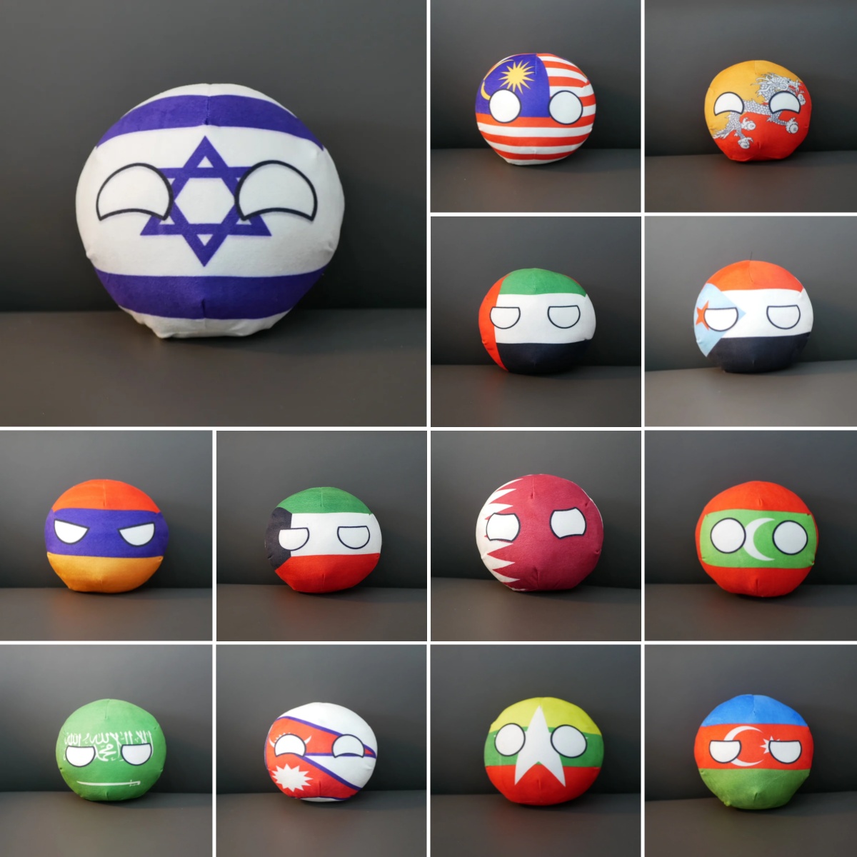Badminton Vietnam - Countryballs chaveiro de pelúcia boneca coreia