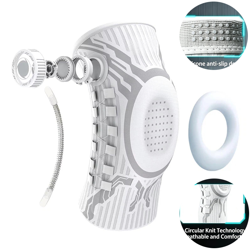Knee Brace Badminton - Joelheira ajustável com botão de compressão