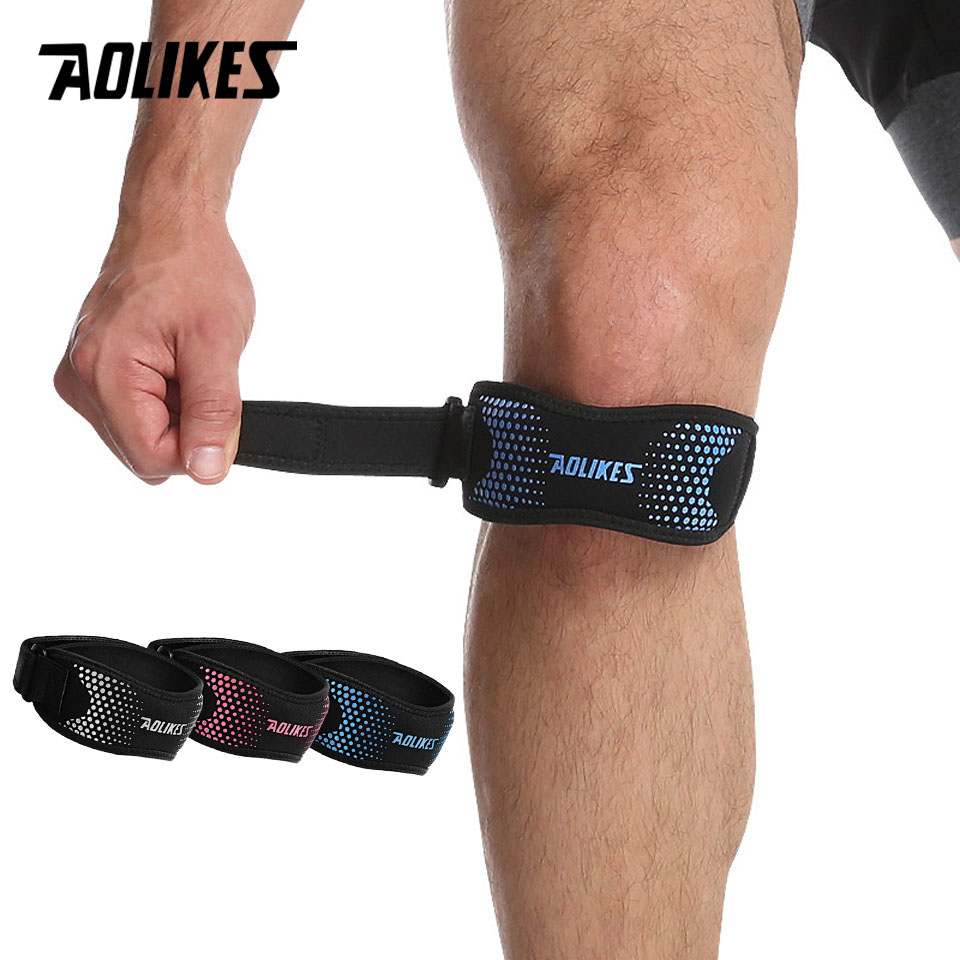 Knee Brace Badminton - Aolikes joelheira ajustável, 1 peça, alívio