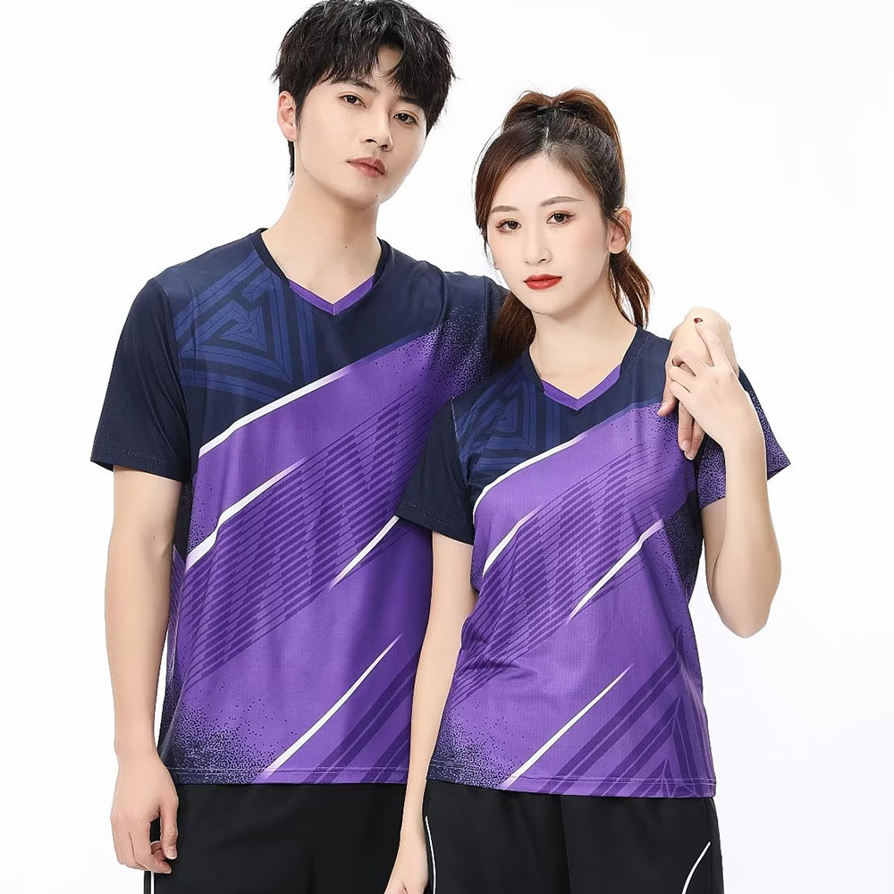 Badminton Lovers - Tops esportivos de manga curta masculino