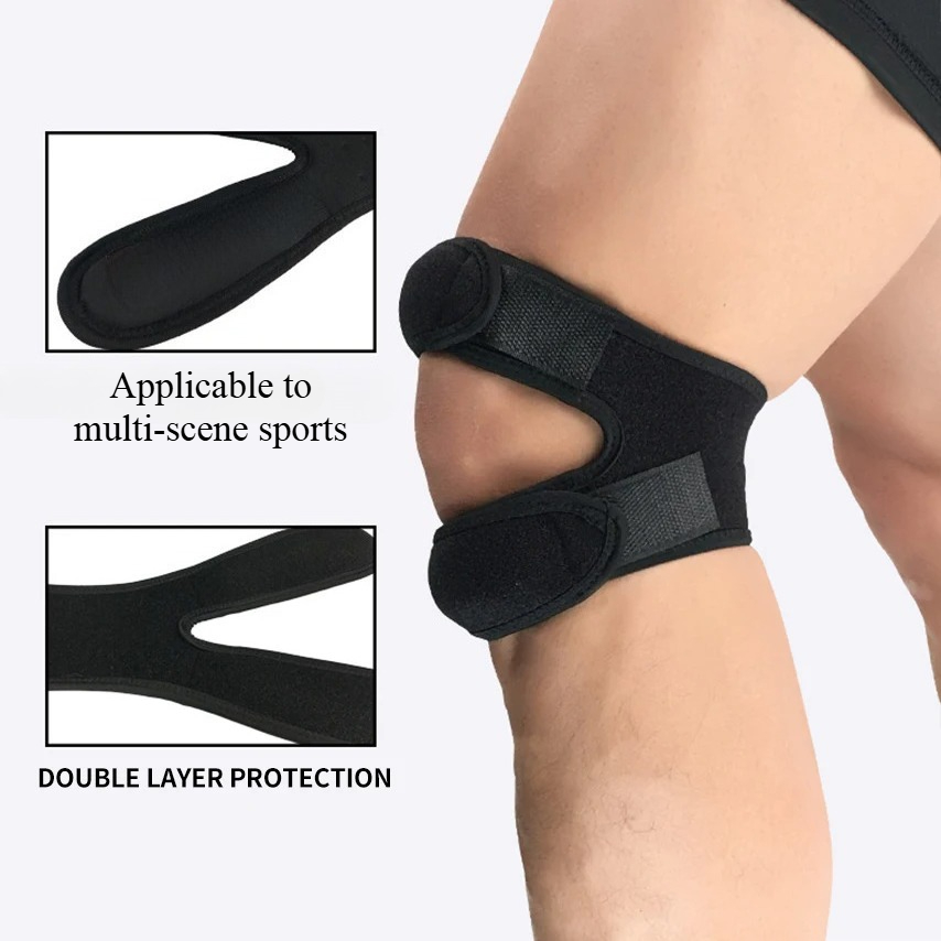 Knee Brace Badminton - Luva elástica do apoio da joelheira