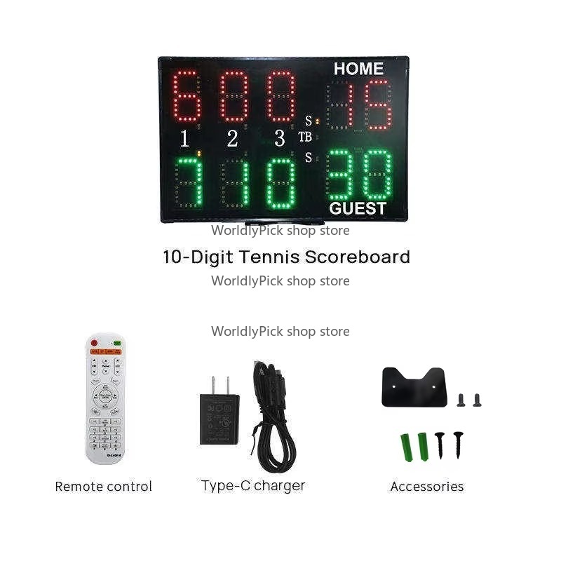 Placar de tênis com display LE - Scoreboard Digital avaliação e preço