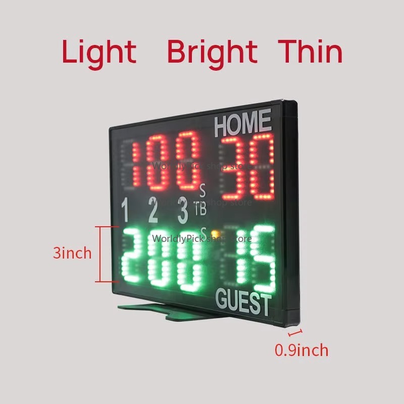 Placar de tênis com display LE - Scoreboard Digital avaliação e preço