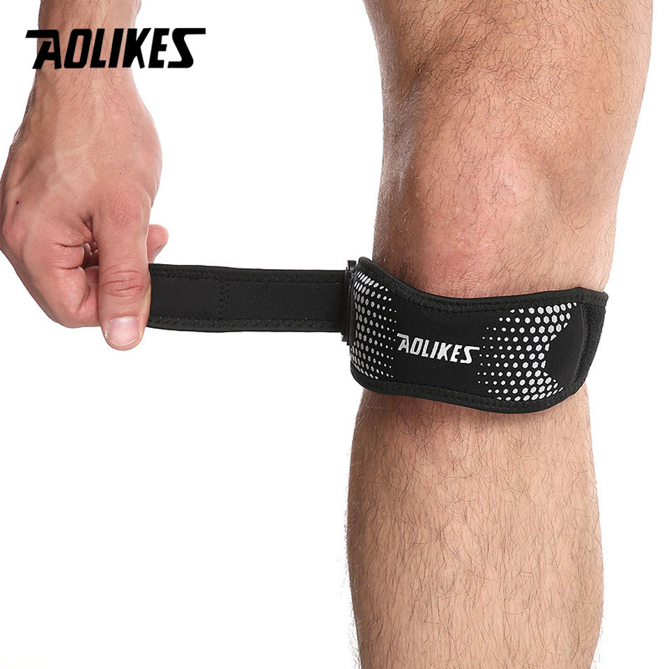 Aolikes joelheira ajustável, 1 - Knee Brace Badminton avaliação e preço