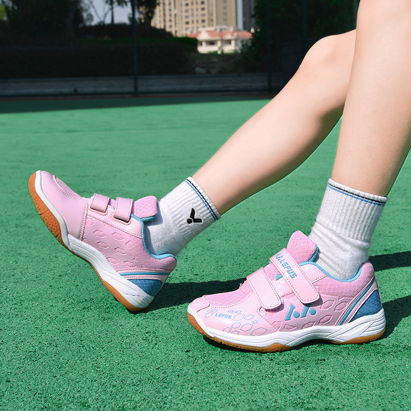 Menino menina tamanho pequeno  - Shoe Non Slip Badminton avaliação e preço
