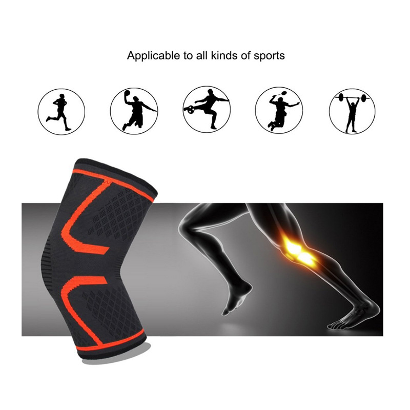 2 pçs fitness correndo ciclism - Knee Brace Badminton avaliação e preço