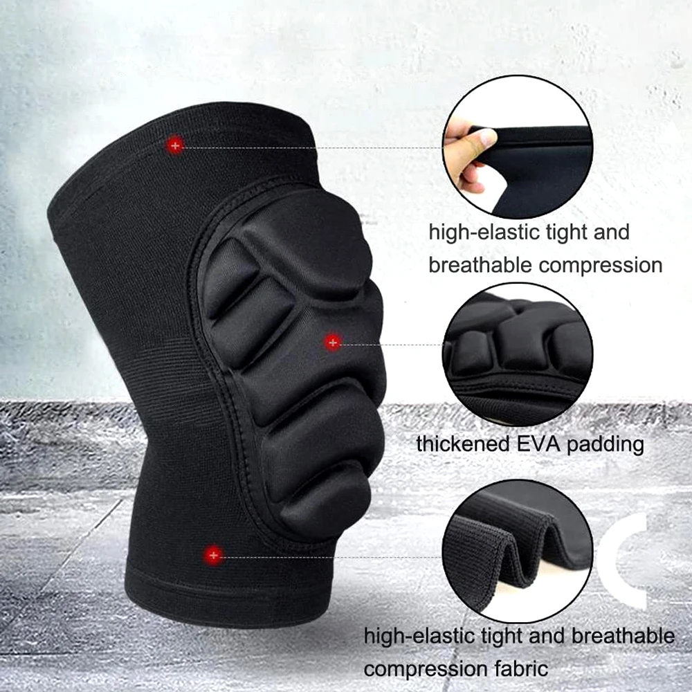 1 par kidsyouth grosso esponja - Knee Brace Badminton avaliação e preço