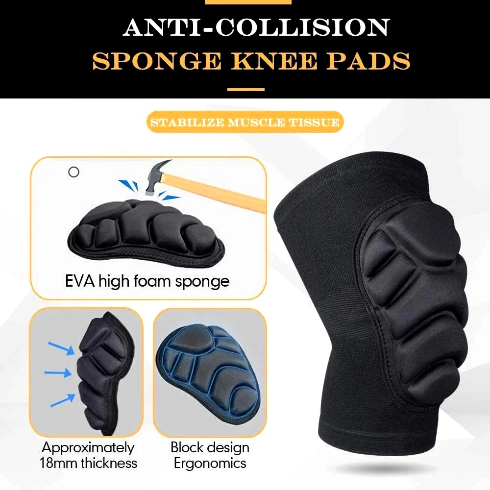 1 par kidsyouth grosso esponja - Knee Brace Badminton avaliação e preço