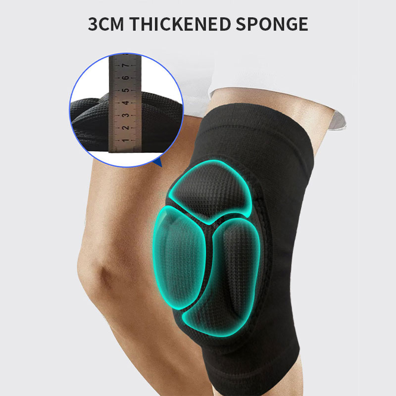 1 par/2 pçs espessamento joelh - Knee Brace Badminton avaliação e preço