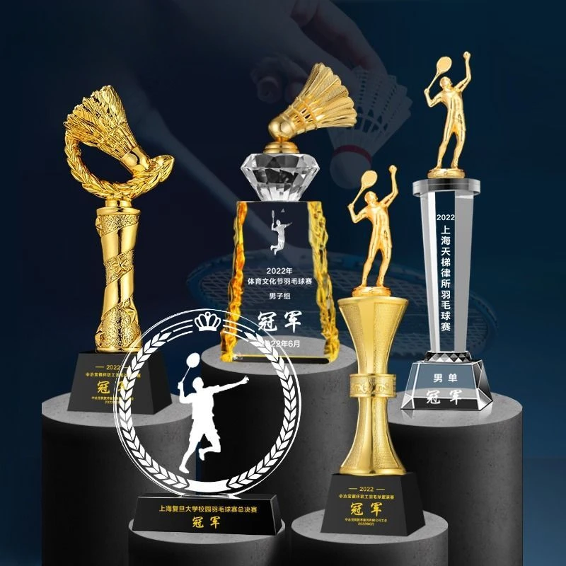 Troféu Personalizado de Metal  - Badminton Event avaliação e preço