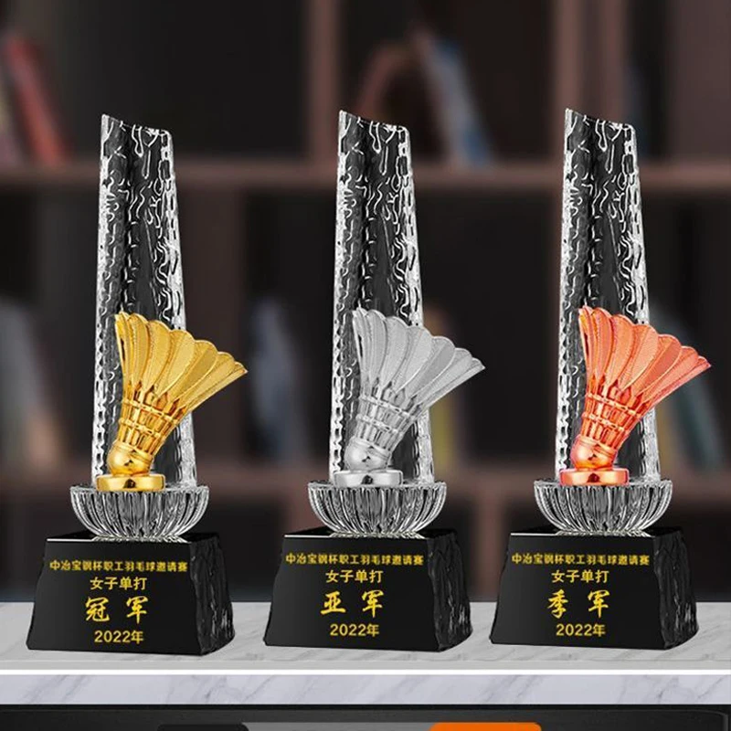 Troféu Personalizado de Metal  - Badminton Event avaliação e preço