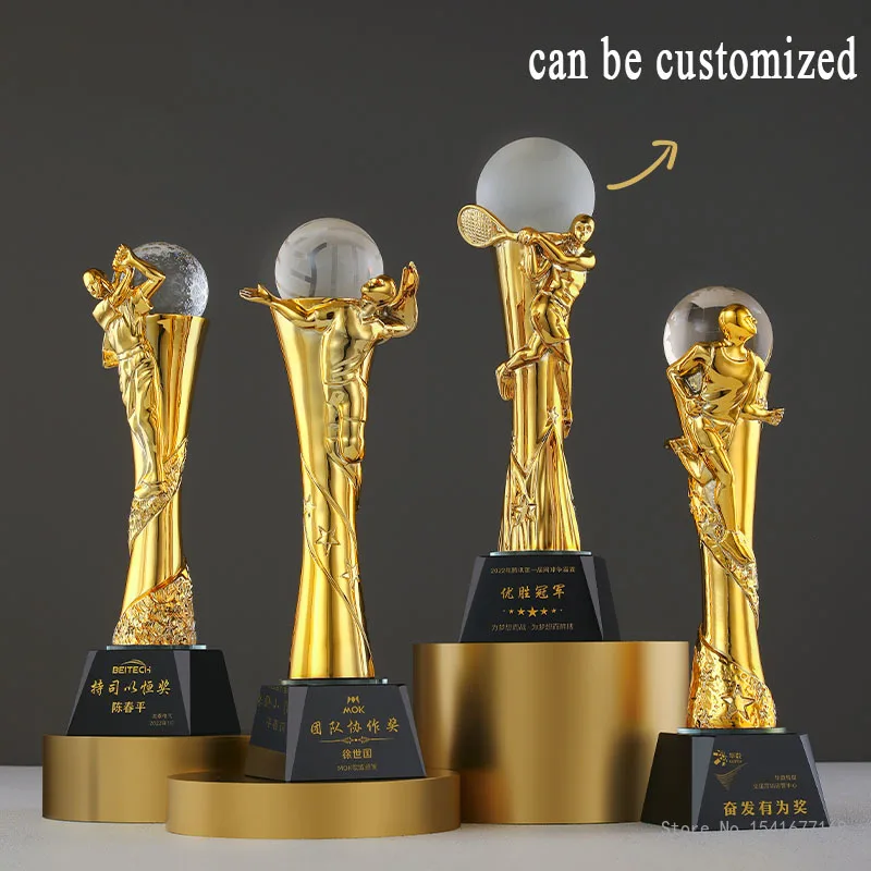 Troféu de resina personalizado - Badminton Event avaliação e preço