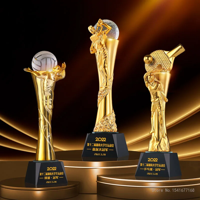 Troféu de resina personalizado - Badminton Event avaliação e preço