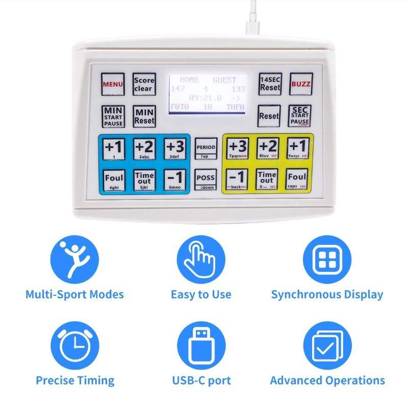 Painel de Controle Portátil pa - Scoreboard Digital avaliação e preço
