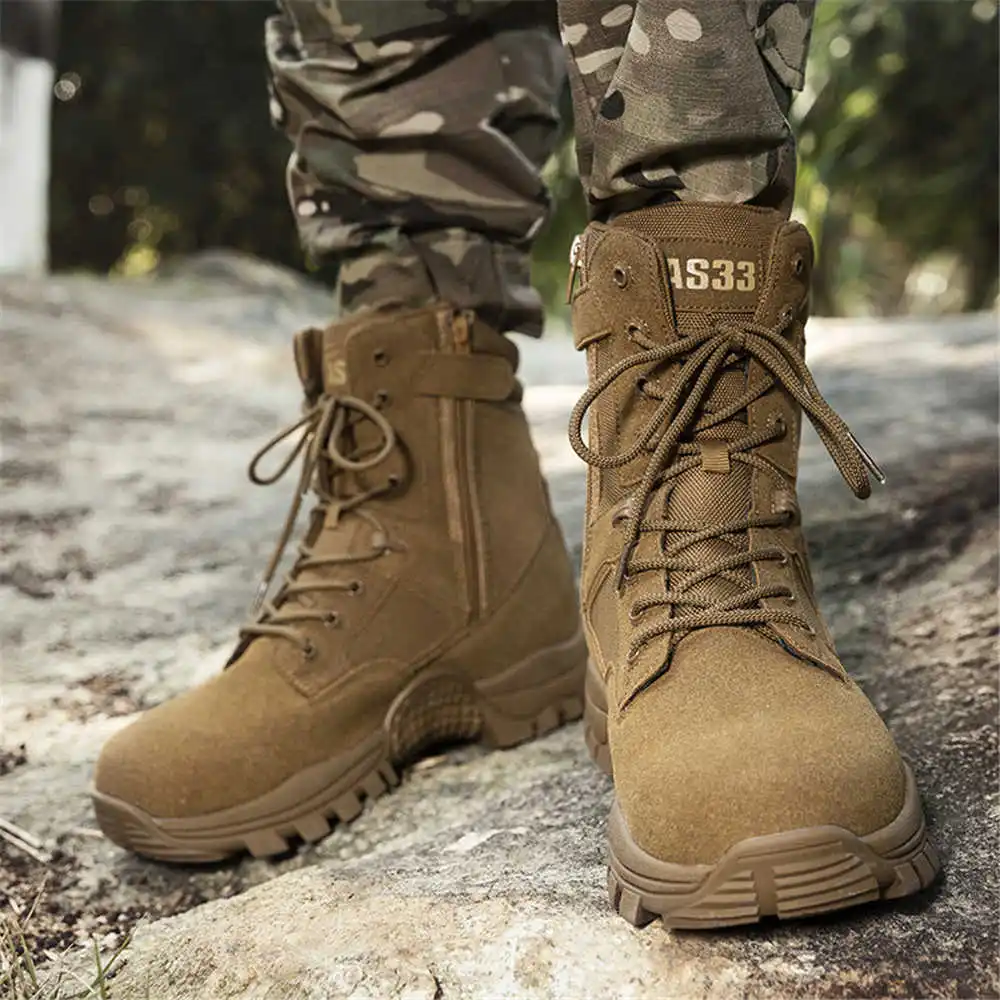 Botas de caminhada de couro ge - Badminton Vietnam avaliação e preço