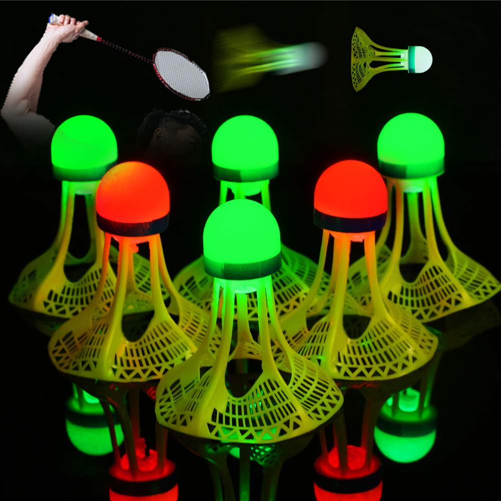 12-1 pçs led light-up bolas de - Badminton Event avaliação e preço