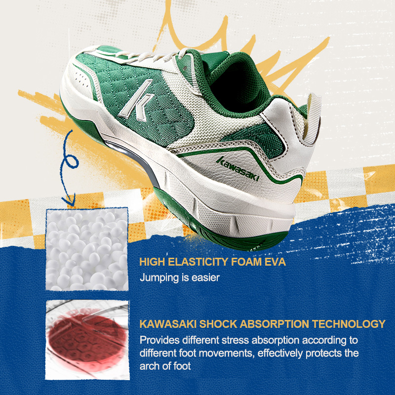 Kawasaki retro sapatos de badm - Badminton Footwork avaliação e preço