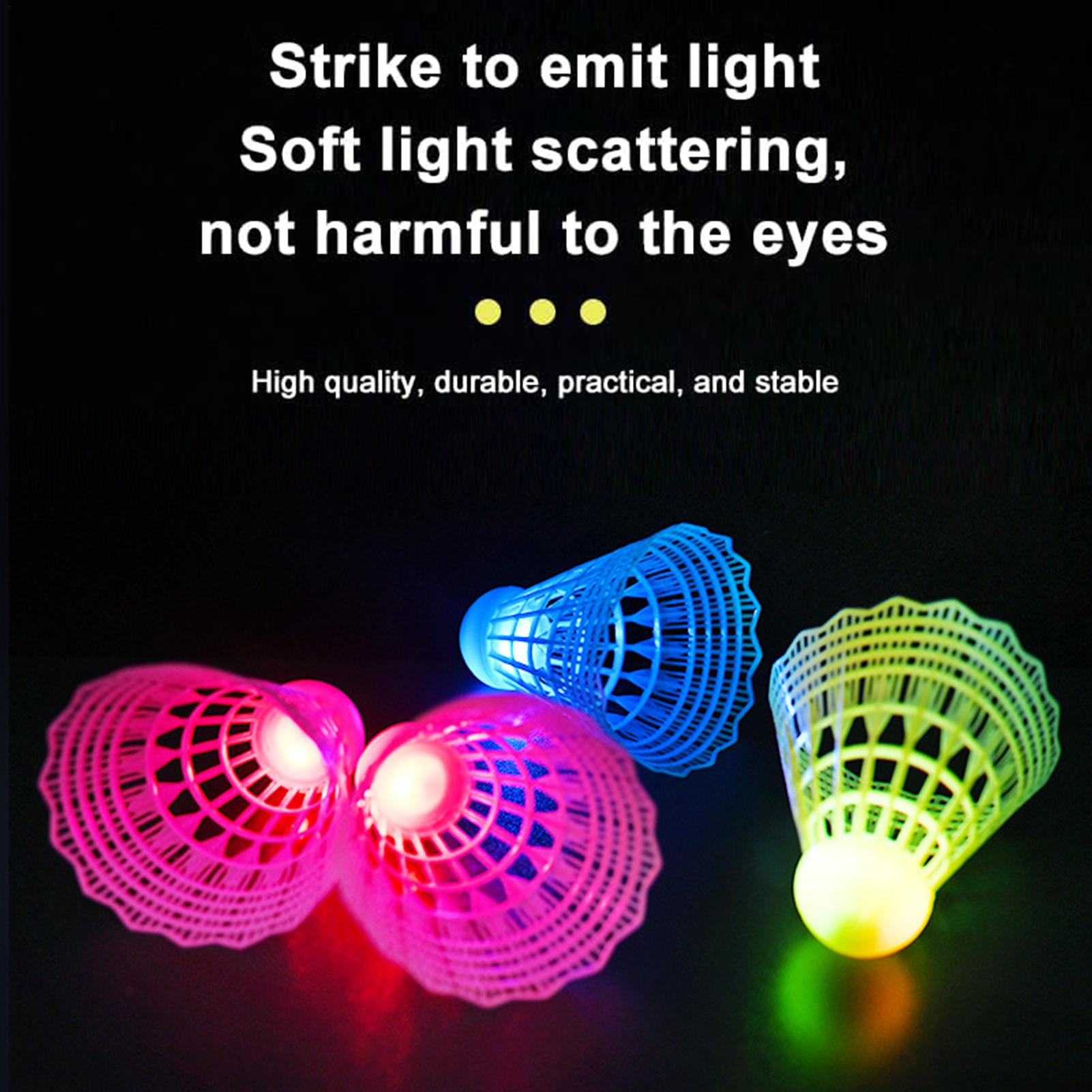 3pcs Bolas de Badminton LED Co - Badminton Event avaliação e preço